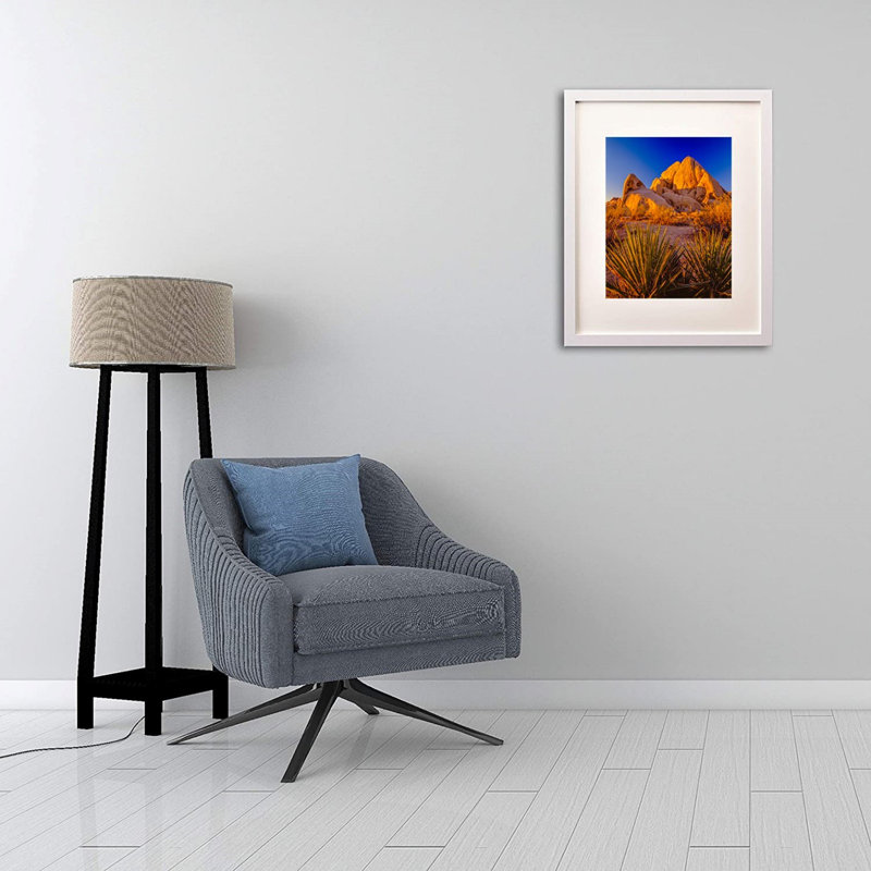 Cadres photo blancs en panneau de fibres à densité moyenne, cadres photo 16 x 20 pouces avec verre PS incassable HD (plexiglas acrylique) et panneau de support sans acide, affiche des photos 11 x 14, montage mural horizontal et vertical, ensemble de 2