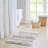 Woven Texture Stripe Bath Rug 22X58"