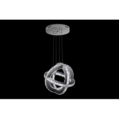 Poe 1 - Light Crystal LED Chandelier