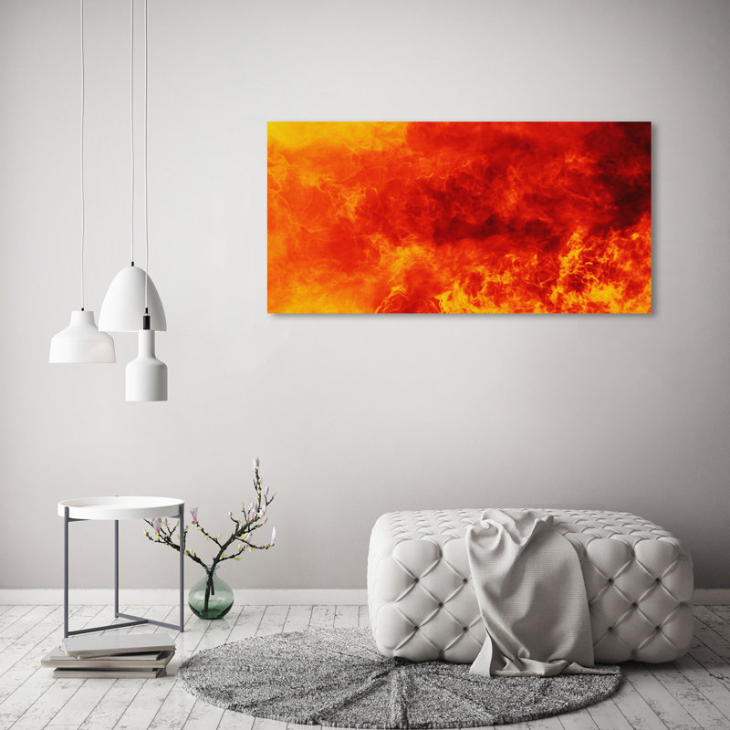 Flames - No Frame Print on Canvas