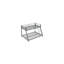 Structure de lit robuste en métal avec support silencieux