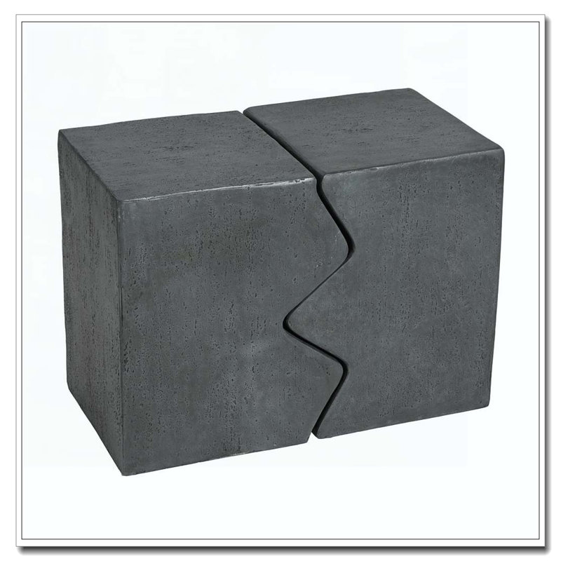 Ensemble de tables d'appoint, Gris Pierre