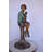 Boy Sitting On A Log With His Puppy Bronze Statue - Size: 15"L X 15"W X 35"H.