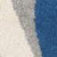 Tapis abstrait gris / bleu Delane-1137570899