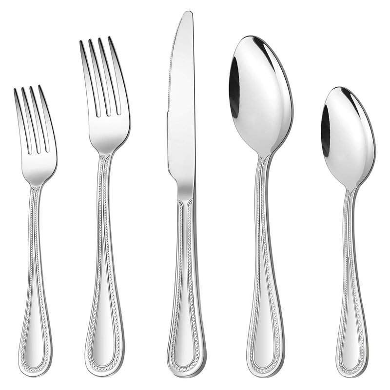 Red Barrel Studio® Aleashia Stainless Steel Flatware Set - Service for 8