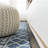 Ramadan Tribal Bohemian Blue/Ivory Indoor/Outdoor Rug-1445503784