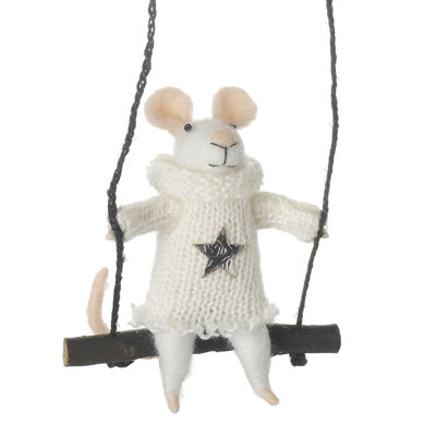 24cm Fabric Animals Hanging Figurine Ornament