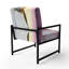 Cress - Fauteuil d'appoint rembourré en marbre-1850702119