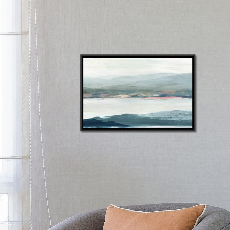 " Peaceful Mind II " by Allison Pearce, 18" H x 26" W x 1.5" D, No Mat, Black Framed Canvas