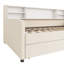 Lit plateforme simple tapissier avec rangement et tiroirs-330458265