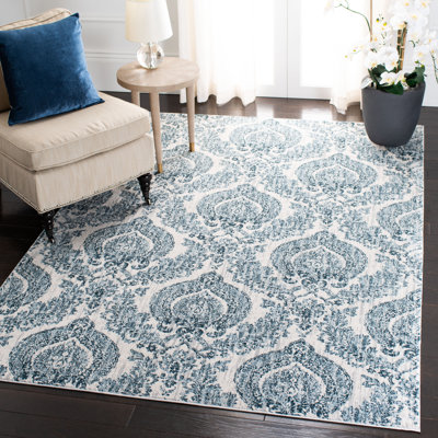 Swink Damask Hand Woven Area Rug