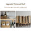 Buffet rustique 2 pièces et armoire arquée, armoire de cuisine en bois, avec rangement et tablettes réglables pour la salle à manger, le salon-314282226