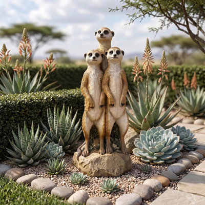 The Meerkat Gang Statue