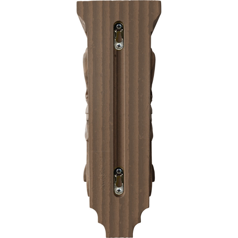 Corbeau en bois d'acanthe, Noyer, H 14 po x l 5 po x P 7 po