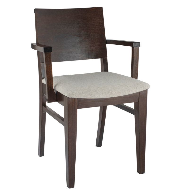 Chaise de salle à manger en bois massif Gilstrap