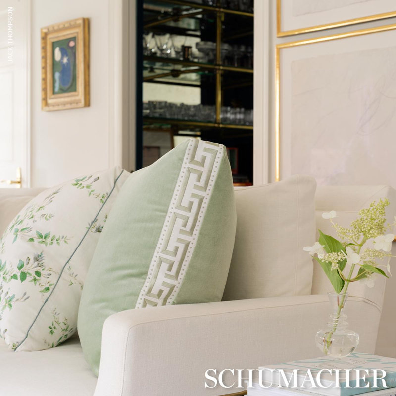 Schumacher X Paloma Contreras Margo Fret Trim, Ivory