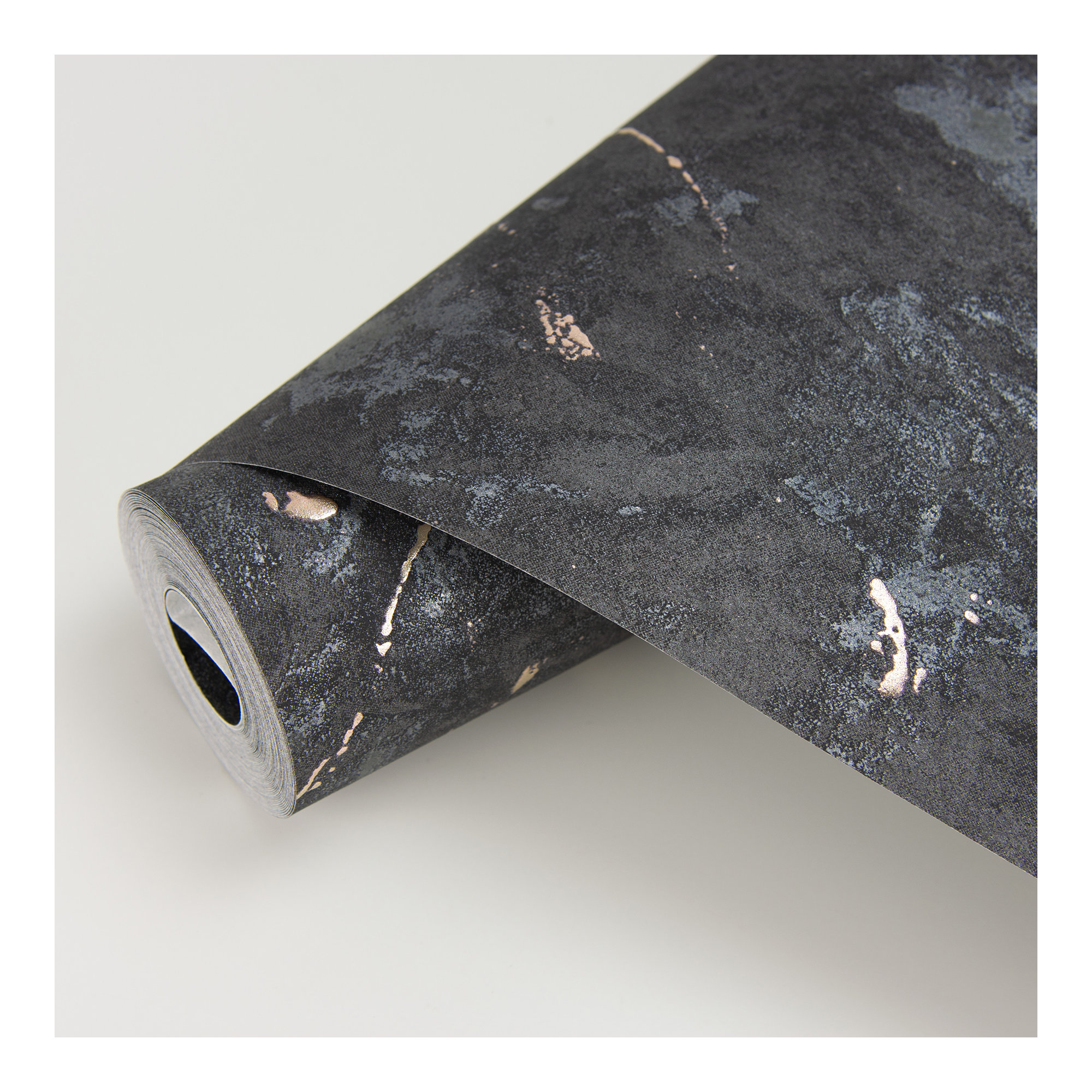 Aruba Marble Wallpaper, Black