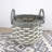 3-Pack Stackable Hand Woven Wicker Storage And Laundry Basket With Handles