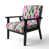 Pink/Green Polyester