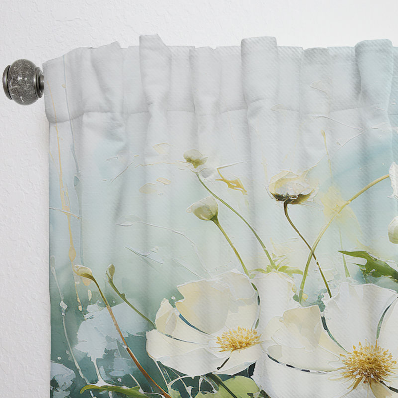 Verinda Meadow Whispers - Meadow Curtain - Velvet Room Darkening - 1 Panel, 52" W x 108" L