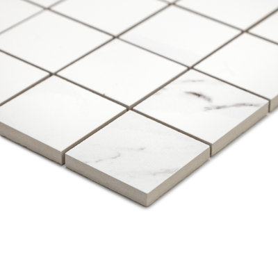Carreau de mosaïque en porcelaine 2 po x 2 po Cheyenne