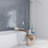 11"X 12.6" Herringbone Polished Glass Mosaic Tile-61266928