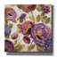 Toile épique Graffiti «Blue and Purple Flower Song 2» par Silvia Vassileva, art mural 18 po x 18 po-994077740