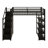 Metal Loft Bed With Storage Shelves