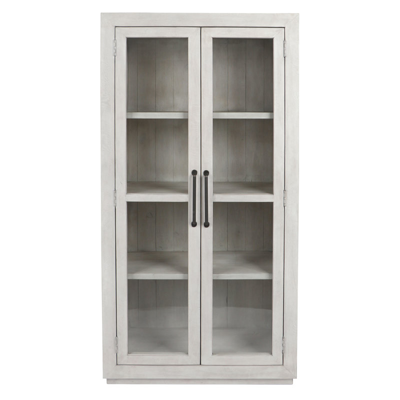 Kinston Dining Cabinet, Distressed Ivory