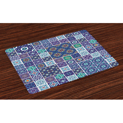 Alpena Ethnic Mosaic Tile Placemat