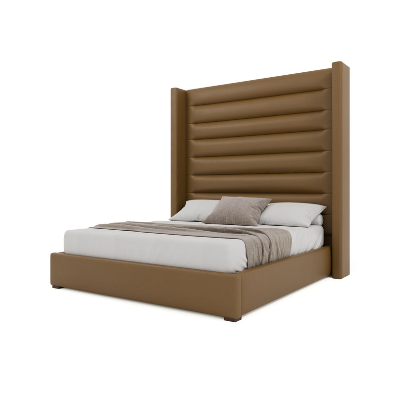Lit haut Esparto, Grand, Caramel