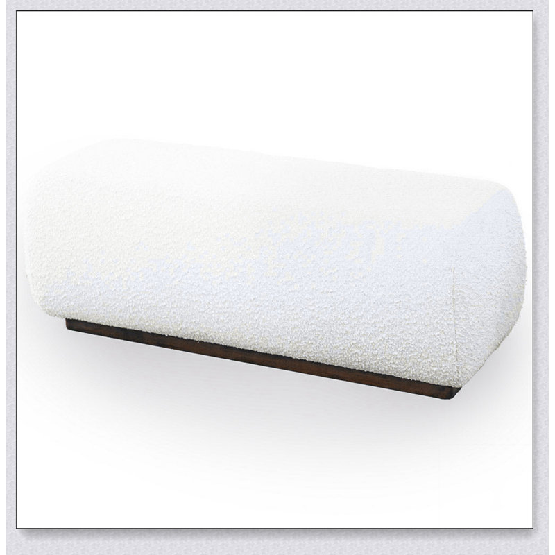 Banc Kelvin Ivory Boucle