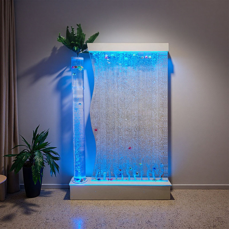 Coconut Tree Water Curtain Panel