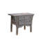 Console en bois massif 44,5 po