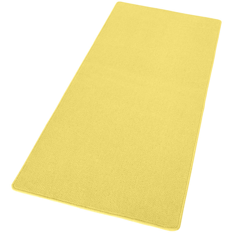 Fancy Yellow Rug, Runner 80 x 300 cm