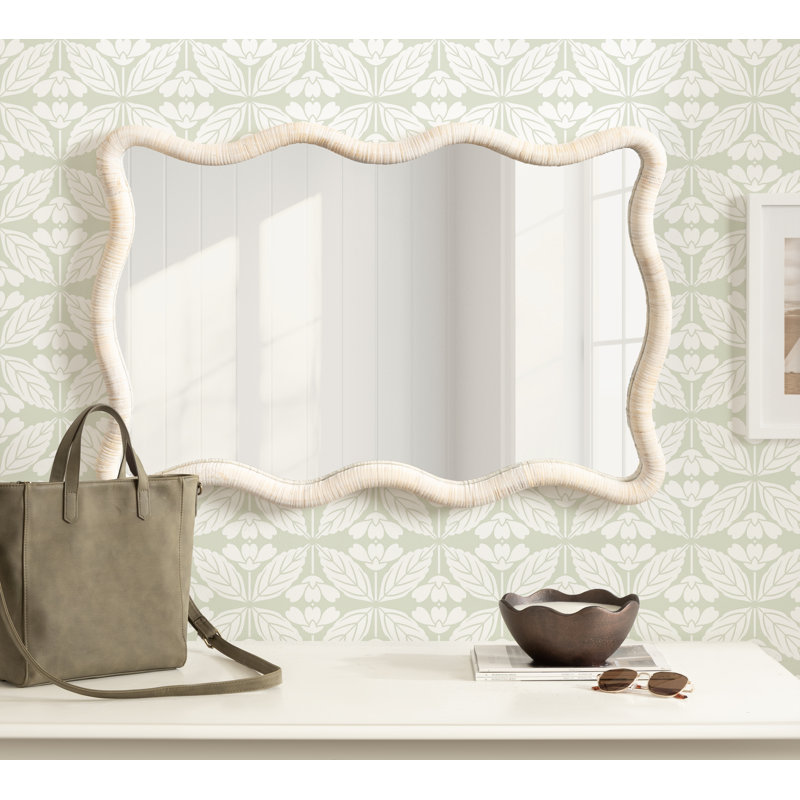 Miroir mural Rahfy, 35,75 po x 24 po, Rectangulaire