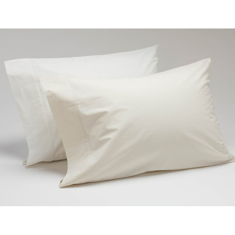Refined Organic Sheet Set, Alpine White, Full Sheet Set with 2 Pillowcases