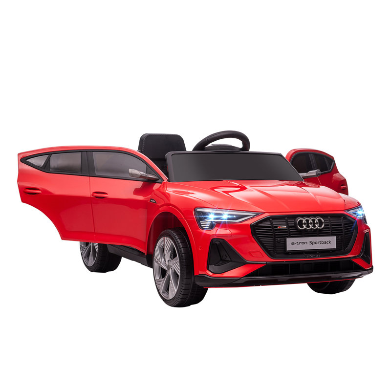 Red 12V Audi E-tron Sportback Kids Ride-On Car