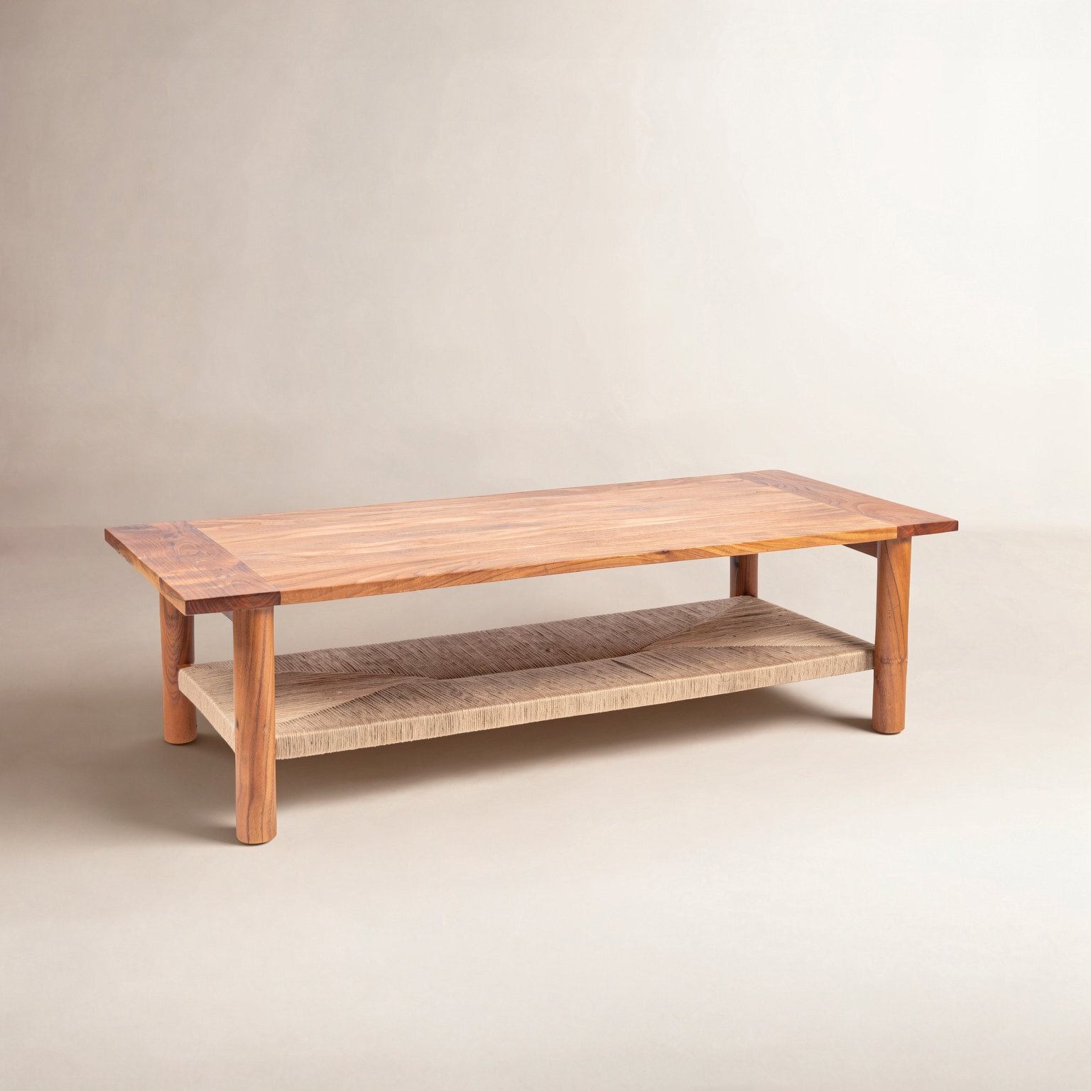 Titus 56" Acacia Coffee Table