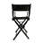 Director's Chair 2Pcs, Black. Foldable. Made Of Populus Wood. Canvas Seat. . For Adults 2Pcs Foldable Chair, Wood Construction. Breathable Adults. 176Lbs Weight Support. Easy To Store
