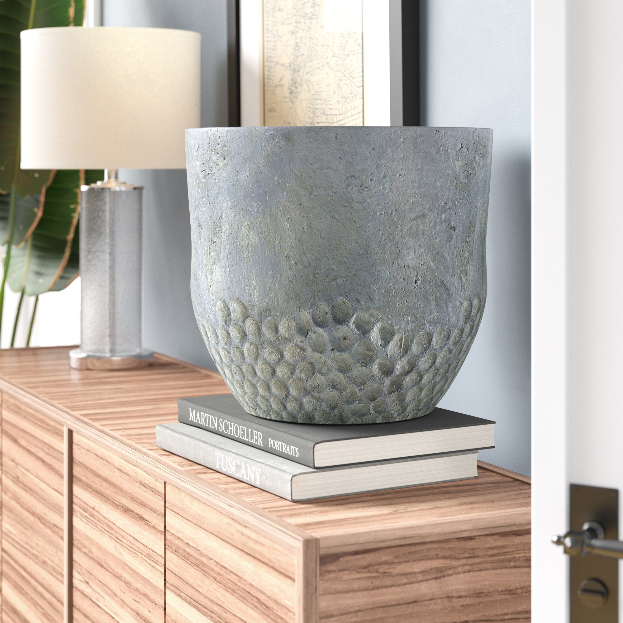 Textured Tuscan Handmade Ceramic Vase