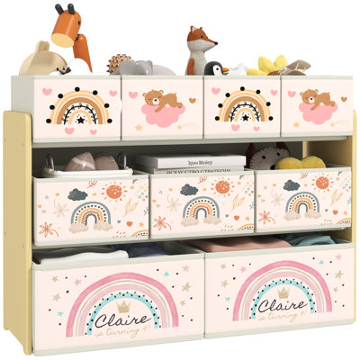 Toy Organiser with Bins