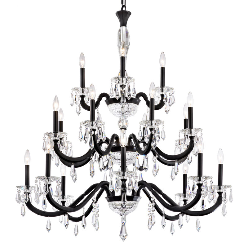 Napoli 20 - Light Chandelier, Black
