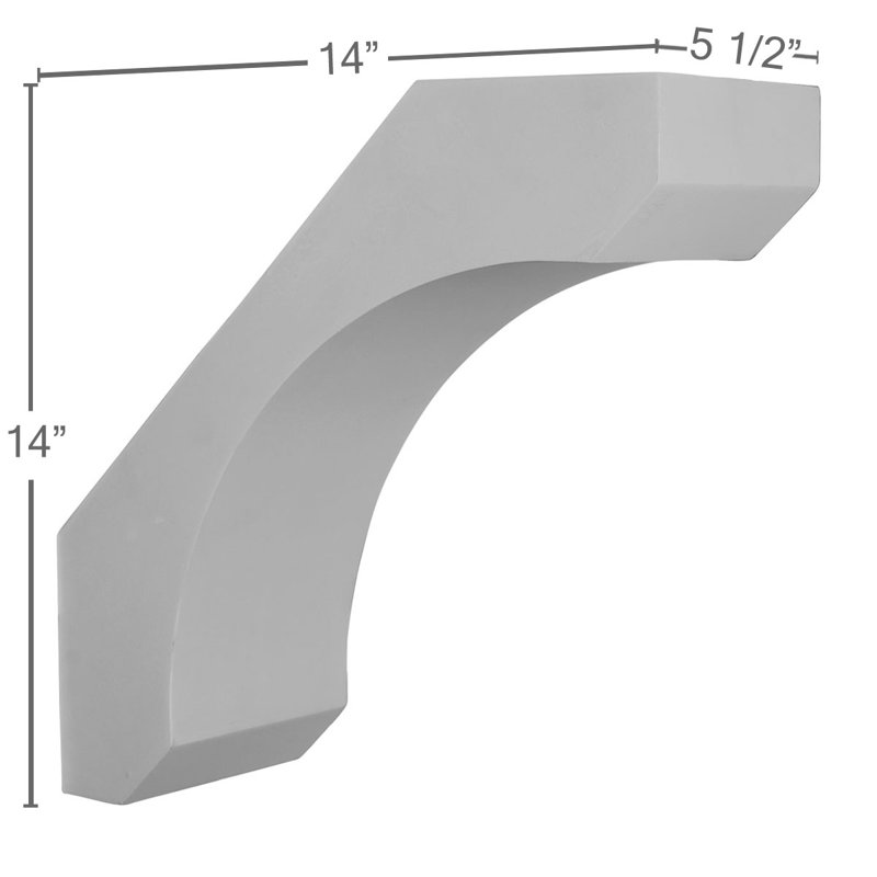Support en uréthane 14 po x l 5,5 po x P 14 po Legacy (ensemble de 2)