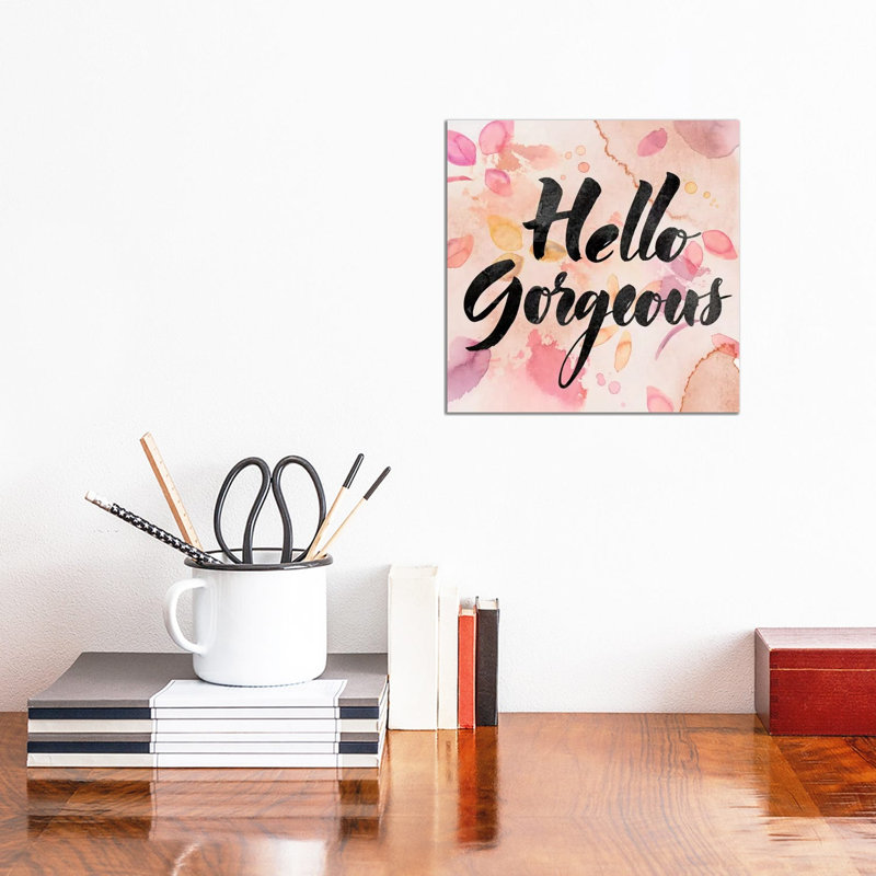 Hello Gorgeous by PI Galerie - Wrapped Canvas Print, 30.48 cm H x 30.48 cm W