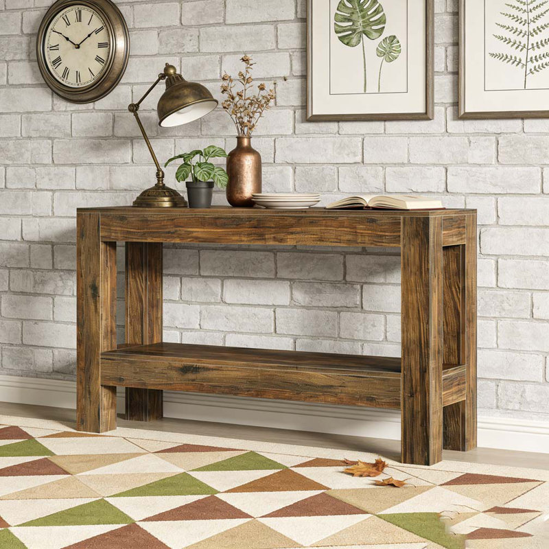 Farmhouse 2-Tier Entryway Sofa Table