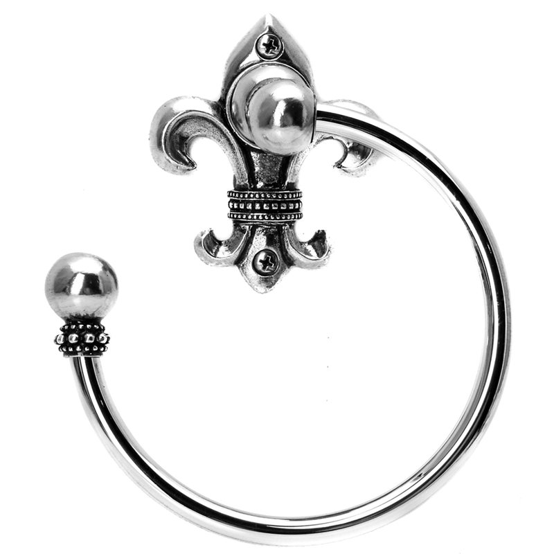 Charlemagne swing towel smooth ring leftin Chalice, silver