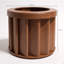 Pot rond Strata SM - brun foncé-1946757456