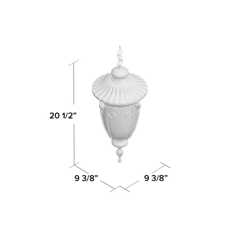 Appalachian Outdoor Hanging Lantern, Marbleized Mahogany