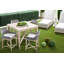 Tabouret de comptoir de patio en teck de 26 po avec coussin Bowker-1058521311